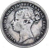 1880 Sixpence - Victoria British Silver Coin