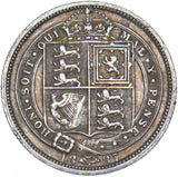 1887 Sixpence - Victoria British Silver Coin - Nice