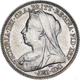 1897 Sixpence - Victoria British Silver Coin - Superb