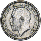 1925 Sixpence - George V British Silver Coin - Very Nice
