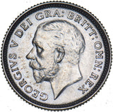 1926 Sixpence - George V British Silver Coin - Superb