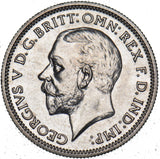 1932 Sixpence - George V British Silver Coin - Superb