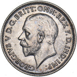 1935 Sixpence - George V British Silver Coin - Very Nice