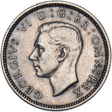 1952 Sixpence - George VI British  Coin - Nice