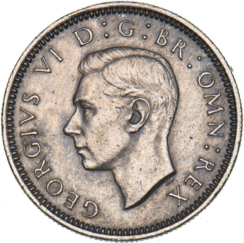 1952 Sixpence - George VI British  Coin - Nice