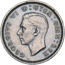 1952 Sixpence - George VI British  Coin - Nice