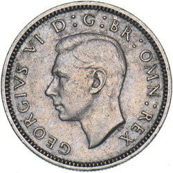 1952 Sixpence - George VI British  Coin