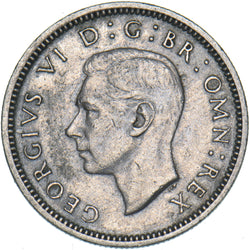 1952 Sixpence - George VI British  Coin