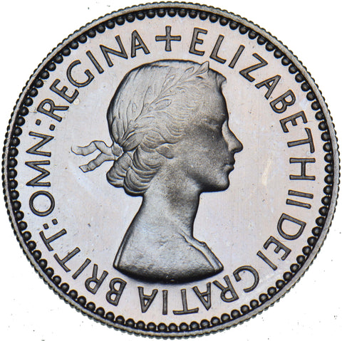 1953 Proof Sixpence - Elizabeth II British  Coin - Superb