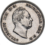 1836 Groat (Fourpence) - William IV British Silver Coin - Nice