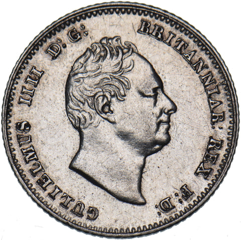 1836 Groat (Fourpence) - William IV British Silver Coin - Nice