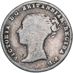 1855 Groat (Fourpence) - Victoria British Silver Coin