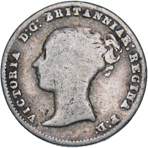 1855 Groat (Fourpence) - Victoria British Silver Coin
