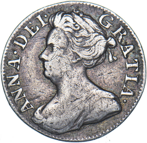 1710 Threepence - Anne British Silver Coin