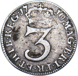 1710 Threepence - Anne British Silver Coin