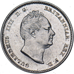 1833 Maundy Threepence - William IV British Silver Coin - Superb