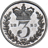1833 Maundy Threepence - William IV British Silver Coin - Superb