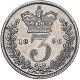 1836 Threepence - William IV British Silver Coin - Nice