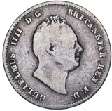 1837 Threepence - William IV British Silver Coin