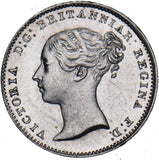 1846 Threepence - Victoria British Silver Coin - Superb