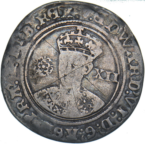 1551-3 Shilling - Edward VI British Silver Hammered Coin