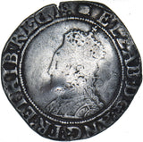 1594-6 Shilling (mm. Woolpack) - Elizabeth I British Silver Hammered Coin