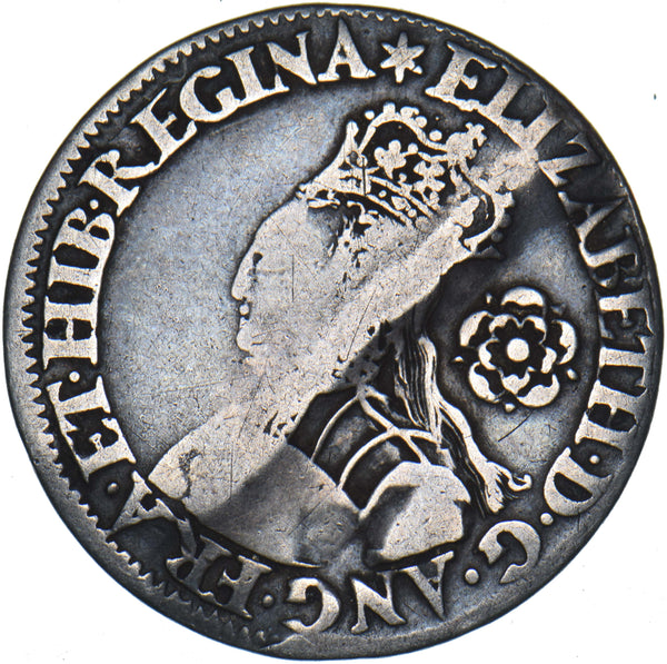 1562 Milled Sixpence - Elizabeth I British Silver Hammered Coin