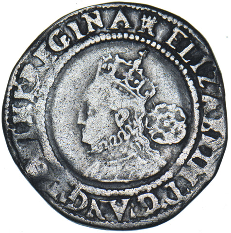 1571 Sixpence - Elizabeth I British Silver Hammered Coin - Nice