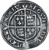 1571 Sixpence - Elizabeth I British Silver Hammered Coin - Nice