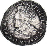 1554-8 Groat - Philip & Mary British Silver Hammered Coin