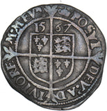 1567 Threepence - Elizabeth I British Silver Hammered Coin