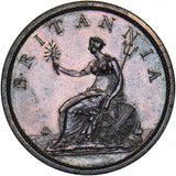 1806 Penny - George III British Copper Coin - Very Nice