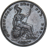 1841 Penny - Victoria British Copper Coin - Nice