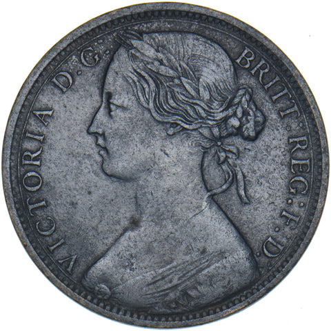 1862 Penny (F39) - Victoria British Bronze Coin