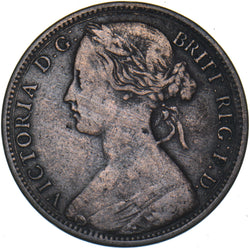 1865 Penny - Victoria British Bronze Coin