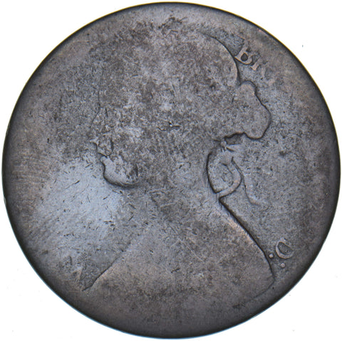 1869 Penny - Victoria British Bronze Coin