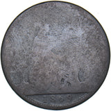 1869 Penny - Victoria British Bronze Coin