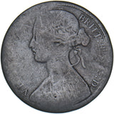 1869 Penny - Victoria British Bronze Coin