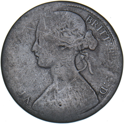 1869 Penny - Victoria British Bronze Coin