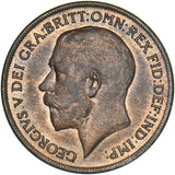 1921 Penny - George V British Bronze Coin - Superb