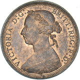 1889 Halfpenny - Victoria British Bronze Coin - Superb