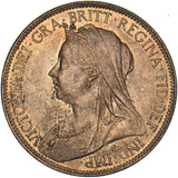1901 Halfpenny - Victoria British Bronze Coin - Superb