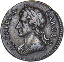1674 Farthing - Charles II British Copper Coin - Nice