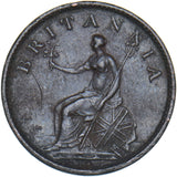 1806 Farthing - George III British Copper Coin - Nice