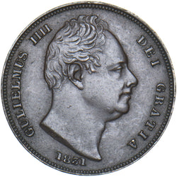 1831 Farthing - William IV British Copper Coin - Very Nice