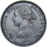 1873 Farthing - Victoria British Bronze Coin - Very Nice