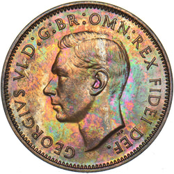 1950 Proof Farthing - George VI British Bronze Coin - Superb