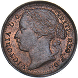 1884 Third Farthing - Victoria British Bronze Coin - Superb