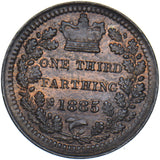 1885 Third Farthing - Victoria British Bronze Coin - Very Nice