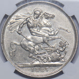 1887 Crown (NGC AU 55) - Victoria British Silver Coin - Very Nice